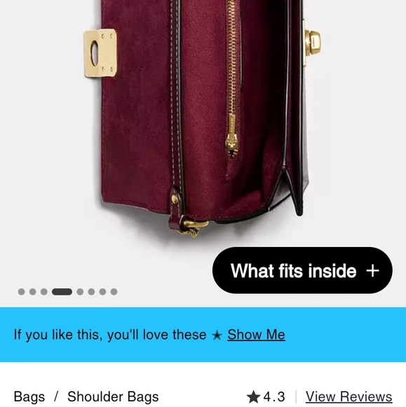 COACH Woven Hutton Shoulder Bag - Picture 3 of 8